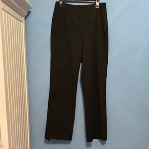 Chico's Classic Black Trousers with Side Zipper